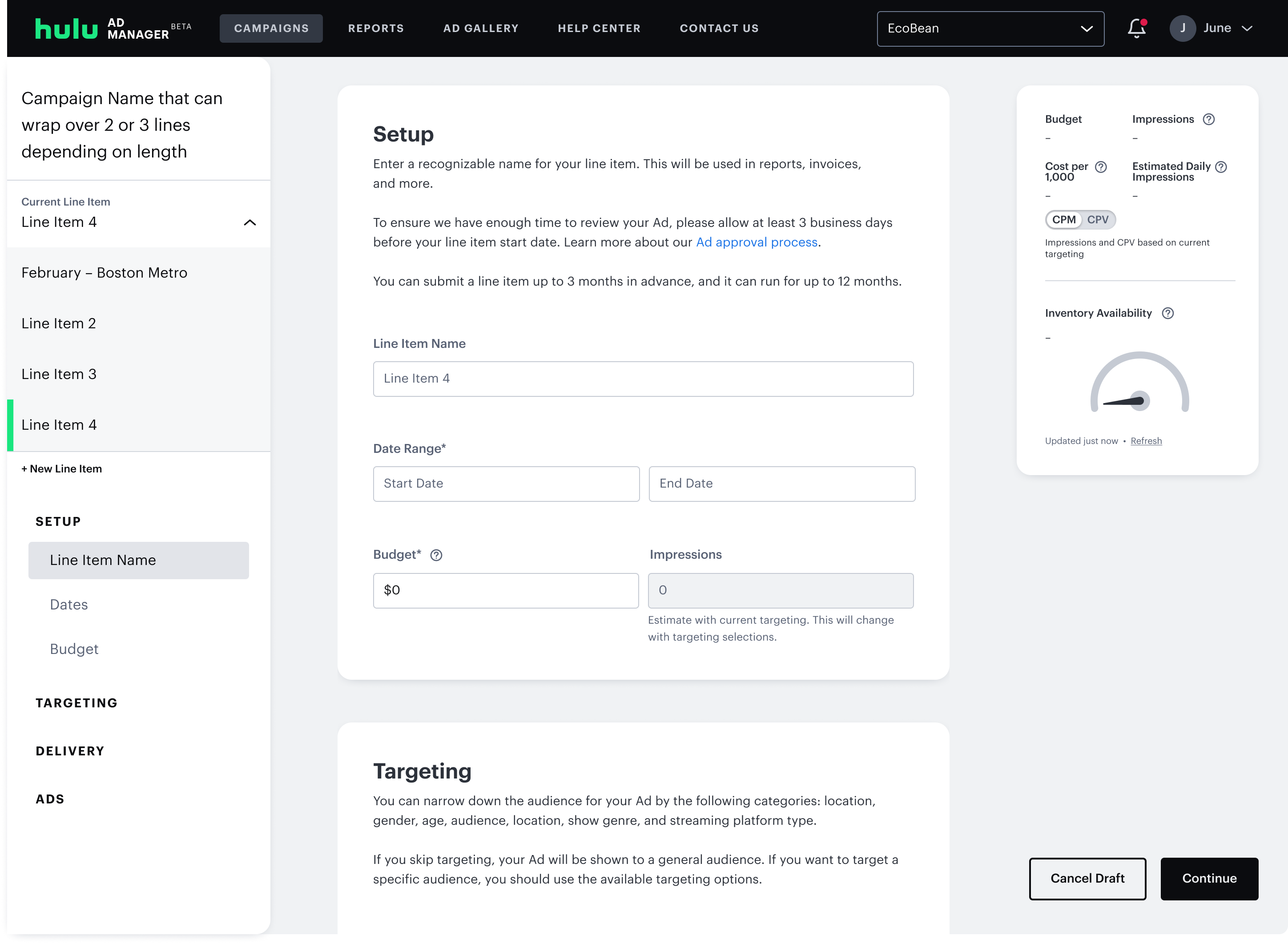 Line item rail final